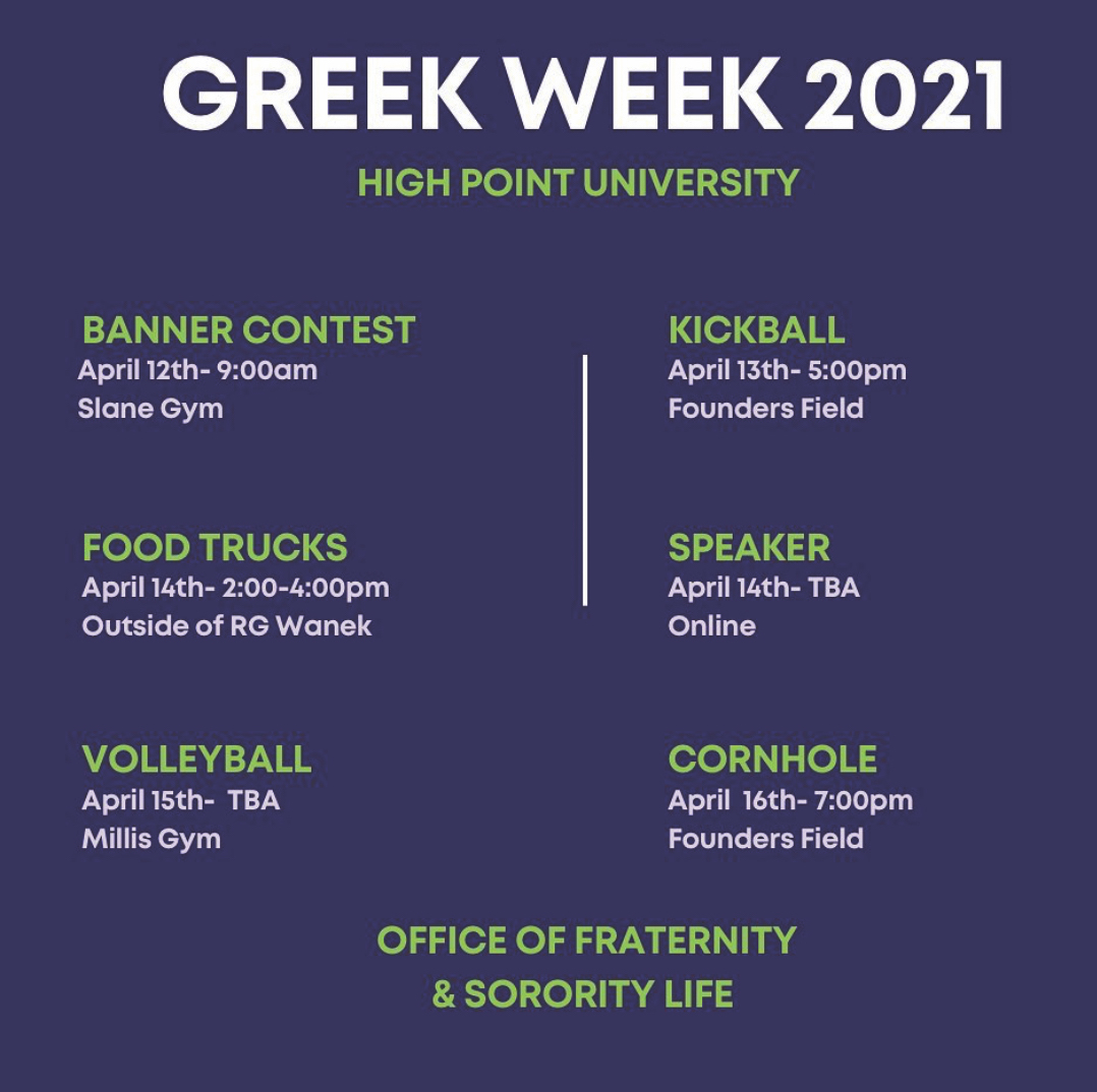 What’s happening during Greek Week? Campus Chronicle